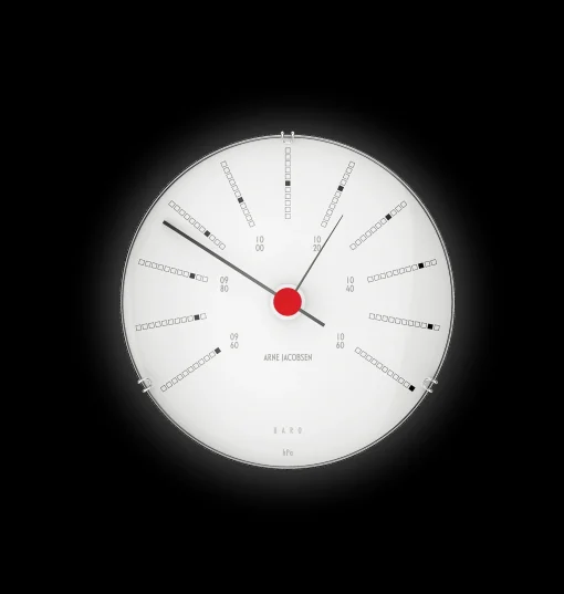 Arne Jacobsen Clocks Bankers Barometer Ø12 cm