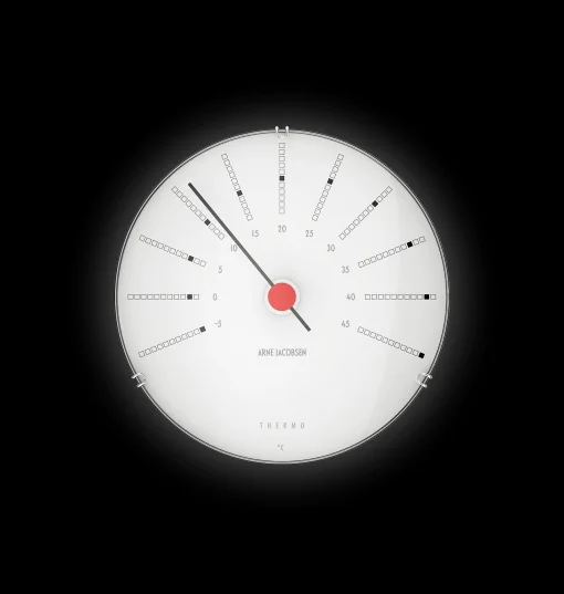Arne Jacobsen Clocks Bankers Termometer Ø12 cm
