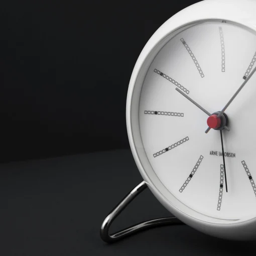 Arne Jacobsen Clocks Bankers Bordur Ø11 cm hvit