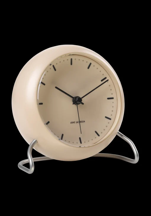 Arne Jacobsen Clocks City Hall Bordur Ø11 cm sandy beige