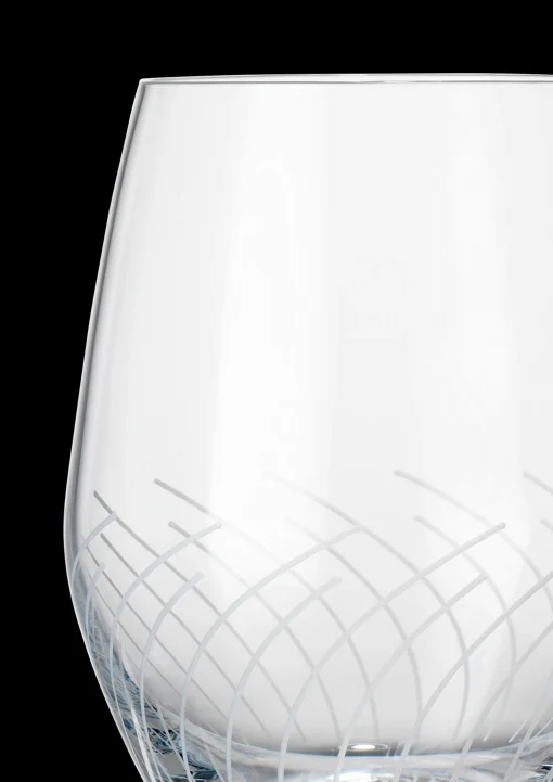 Holmegaard Cabernet Lines Vannglass 25 cl klar 2 stk.