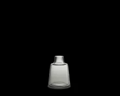 Holmegaard Flora Vase kort hals H12 smoke