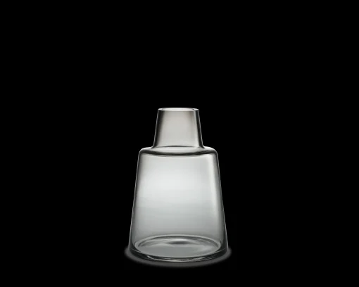 Holmegaard Flora Vase kort hals H24 smoke