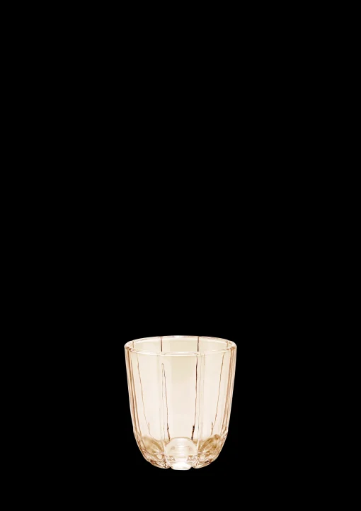 Holmegaard Lily Vannglass 32 cl toffee rose 2 stk.