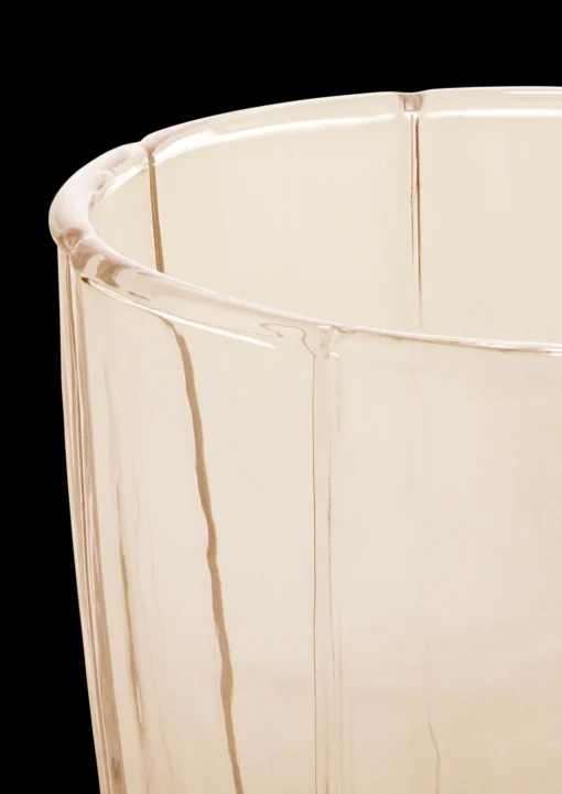 Holmegaard Lily Vannglass 32 cl toffee rose 2 stk.