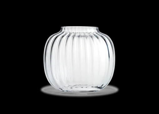 Holmegaard Primula Oval Vase H17.5 klar