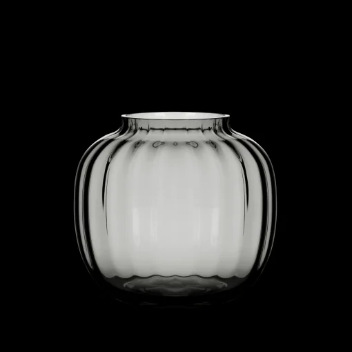 Holmegaard Primula Vase H12.5 smoke