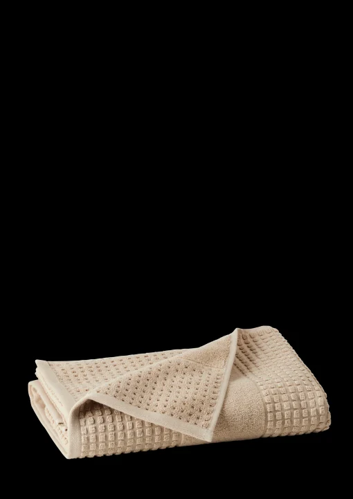 JUNA Check Håndkle 70x140 cm sand