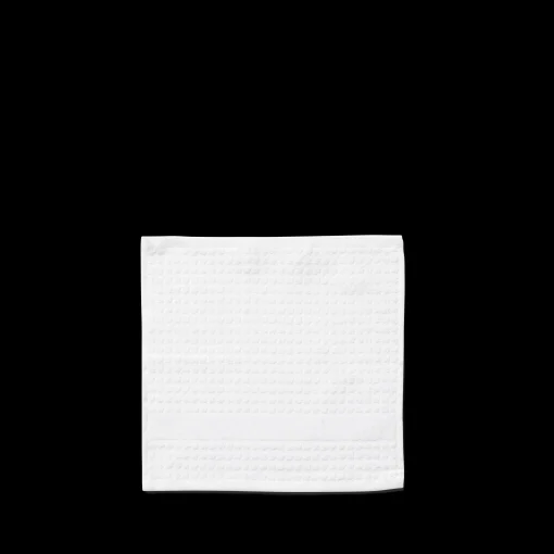 JUNA Check Vaskeklut 30x30 cm hvit