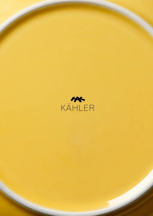 Kähler Colore Tallerken Ø19 cm saffron yellow