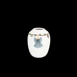 Kähler Hammershøi Christmas Vase H10.5 hvit m. deko