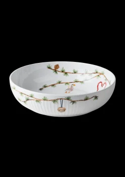 Kähler Hammershøi Christmas Skål Ø30 cm hvit m. deko