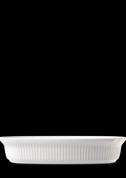 Kähler Hammershøi Ovnsfast fat 39x29.5 cm hvit