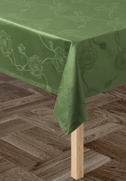 Kähler Hammershøi Poppy Damaskduk 150x270cm grønn - Kjøb her