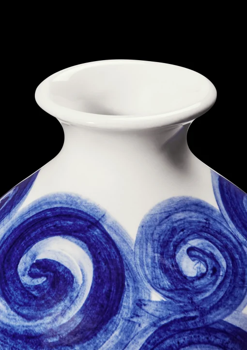Kähler Tulle Vase H10.5 cm blå - Kjøp her