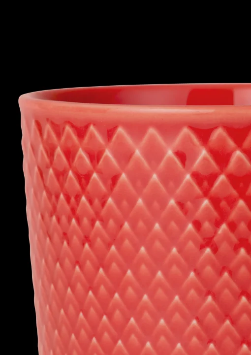 Lyngby Porcelain Rhombe Color Mug 33 CL Coral - Kjøp her