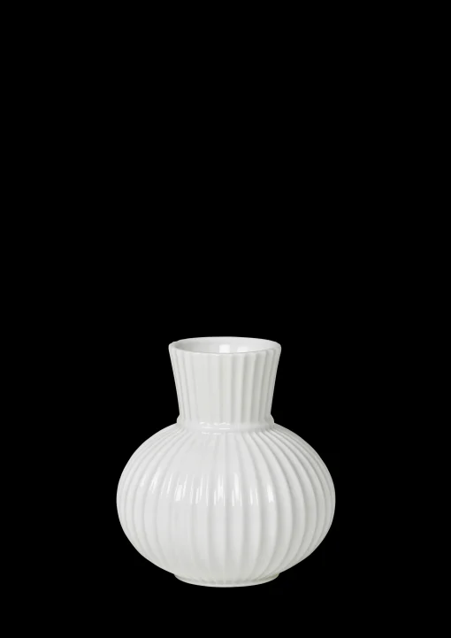 Lyngby Porcelæn Lyngby Tura Vase H14.5 hvit porselen