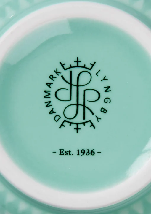 Lyngby Porcelæn Rhombe Color Vase H15 cm aqua porselen
