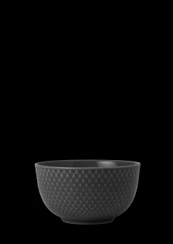 Lyngby Porcelæn Rhombe Earth Skål Ø11 cm slate - Kjøp nå