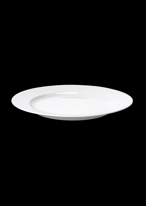 Lyngby Porcelæn Rhombe Middagstallerken Ø27 cm hvit