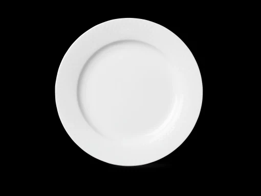 Lyngby Porcelæn Rhombe Tallerken Ø23 cm hvit